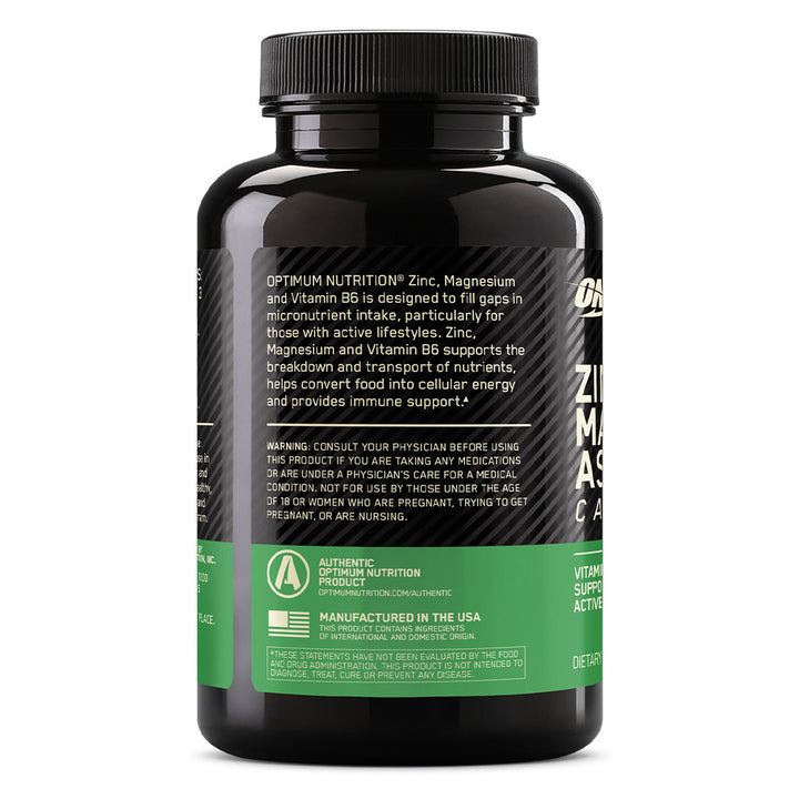 Optimum nutrition ZMA Capsules, Pack of 90's - Easy Pharmacy LLC