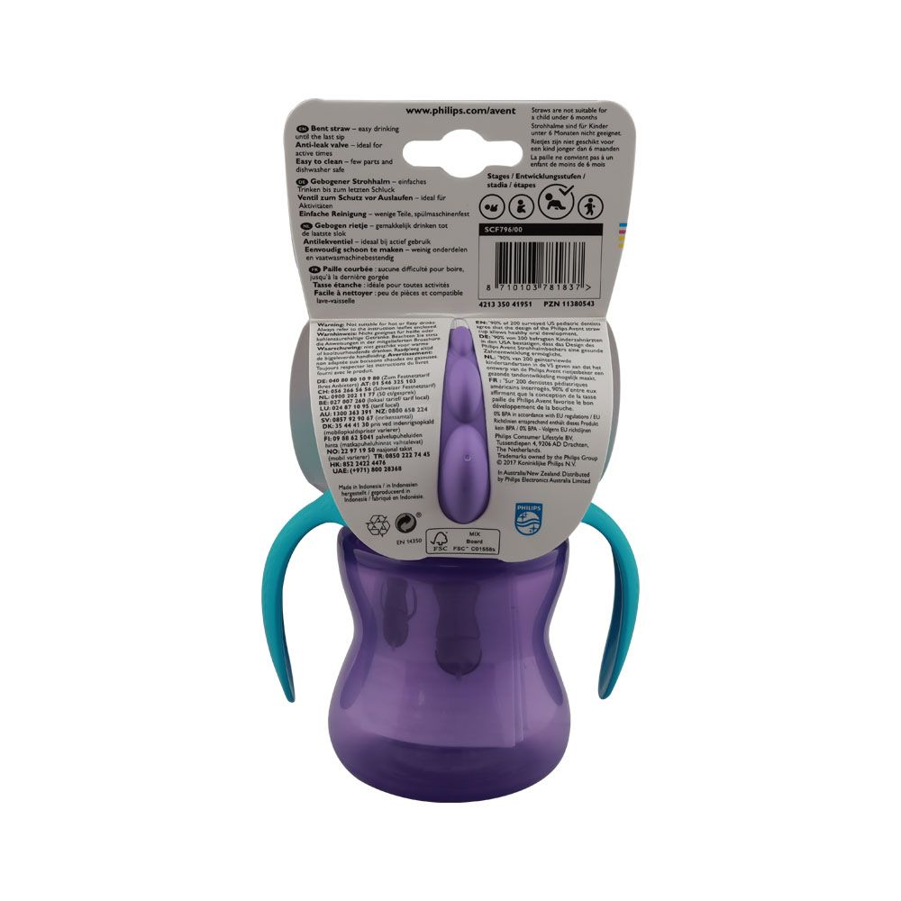 Philips Avent Bendy Straw Cup 9 Month+ Boy/Girl SCF796/00 - Easy Pharmacy LLC