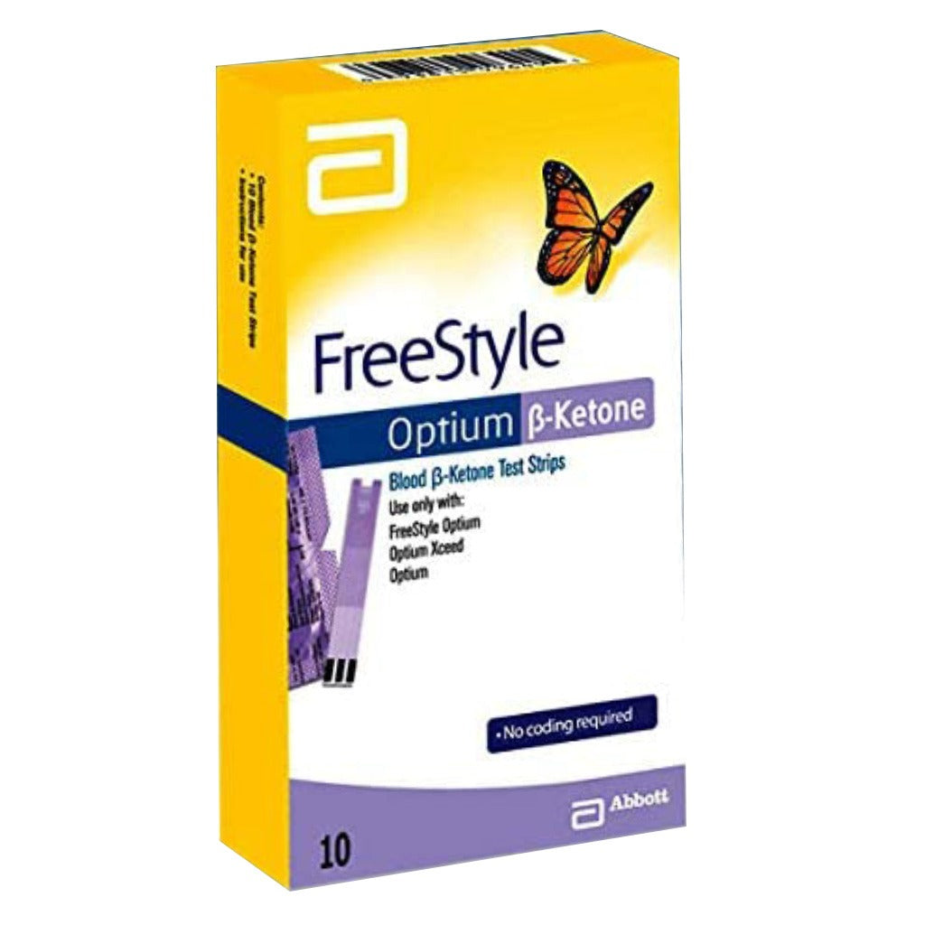 Freestyle Optium Ketone Test Strips 10's - Easy Pharmacy LLC