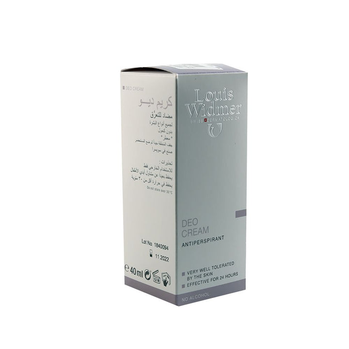 Louis Widmer Antiperspirant Scented Deo Cream 40 mL - Easy Pharmacy LLC