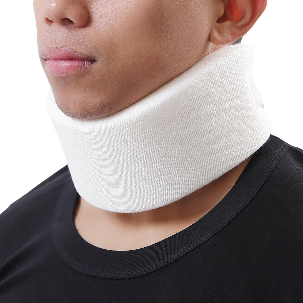 Olympa Soft Cervical Collar White Medium OOH-011 - Easy Pharmacy LLC