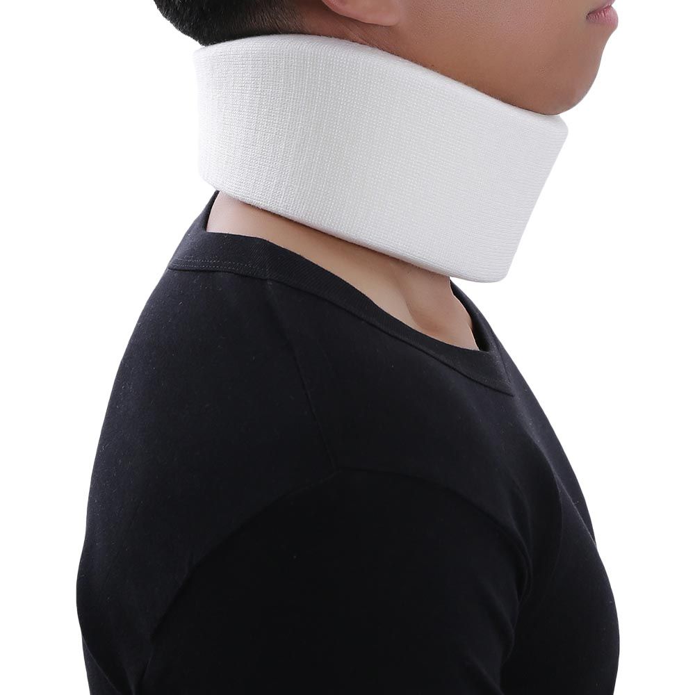 Olympa Soft Cervical Collar White Medium OOH-011 - Easy Pharmacy LLC