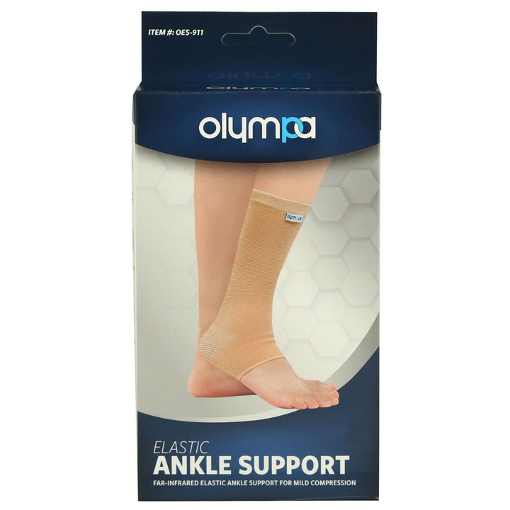 Olympa Elastic Ankle Support Beige Extra Extra Large OES-911 - Easy Pharmacy LLC