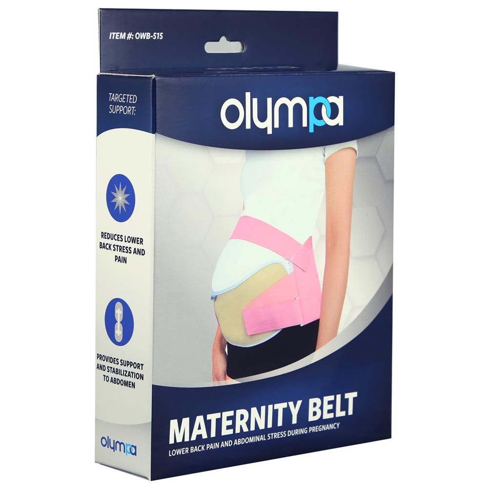 Olympa Maternity Belt Pink Medium OWB-515 - Easy Pharmacy LLC