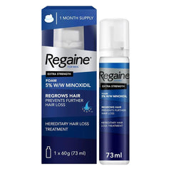 Regaine For Men 5% Extra Strength Topical Hair Regrowth Foam 73ml