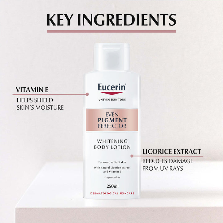 Eucerin Even Pigment Perfector Whitening Body Lotion For Even Skin Tone 250ml - Easy Pharmacy LLC