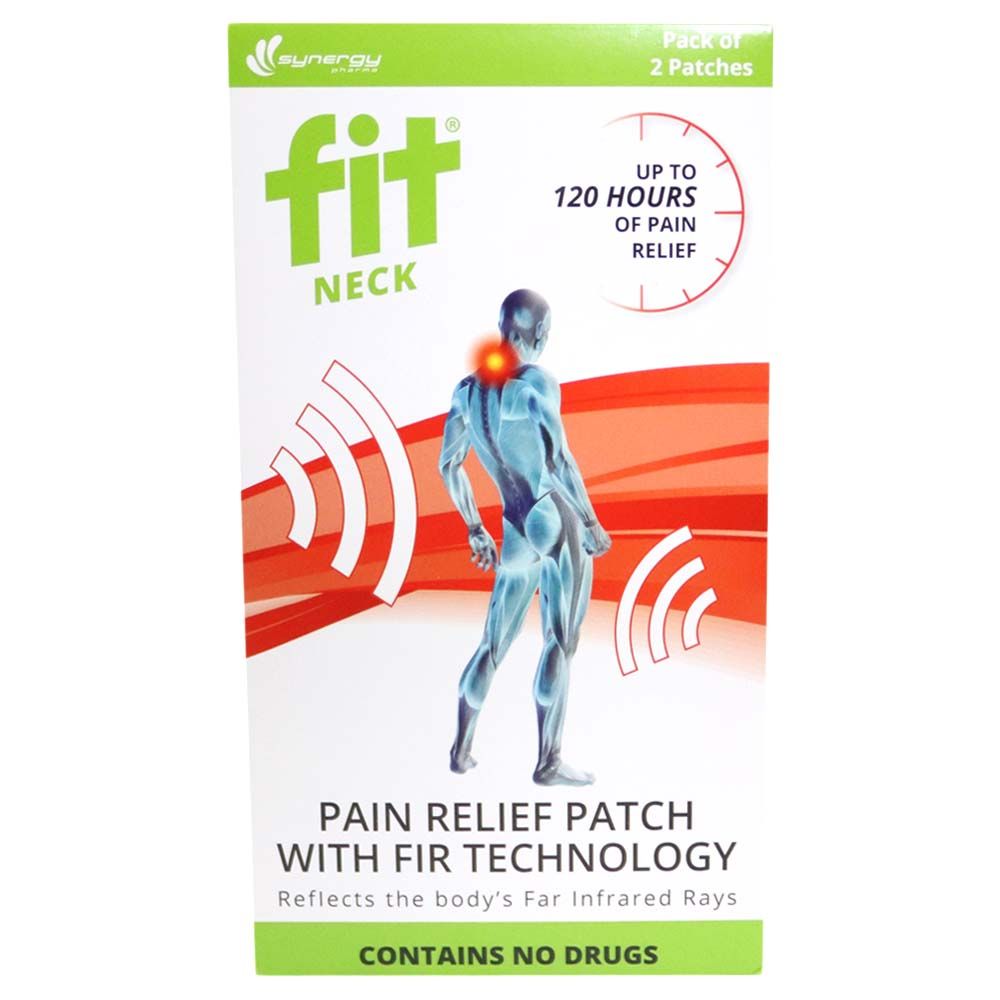 Fit Neck Pain Relief Patch 2's FIT003 - Easy Pharmacy LLC