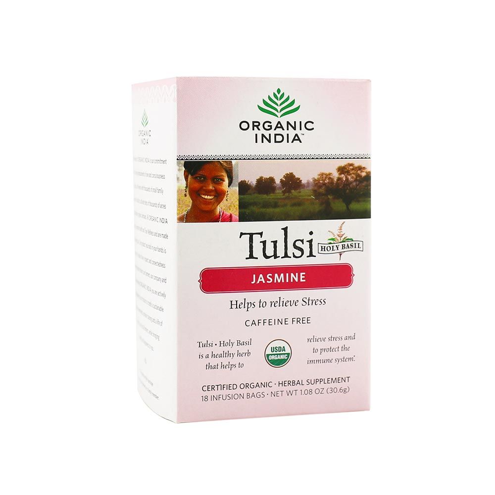 Organic India Tulsi Jasmine Tea Bag 18's - Easy Pharmacy LLC