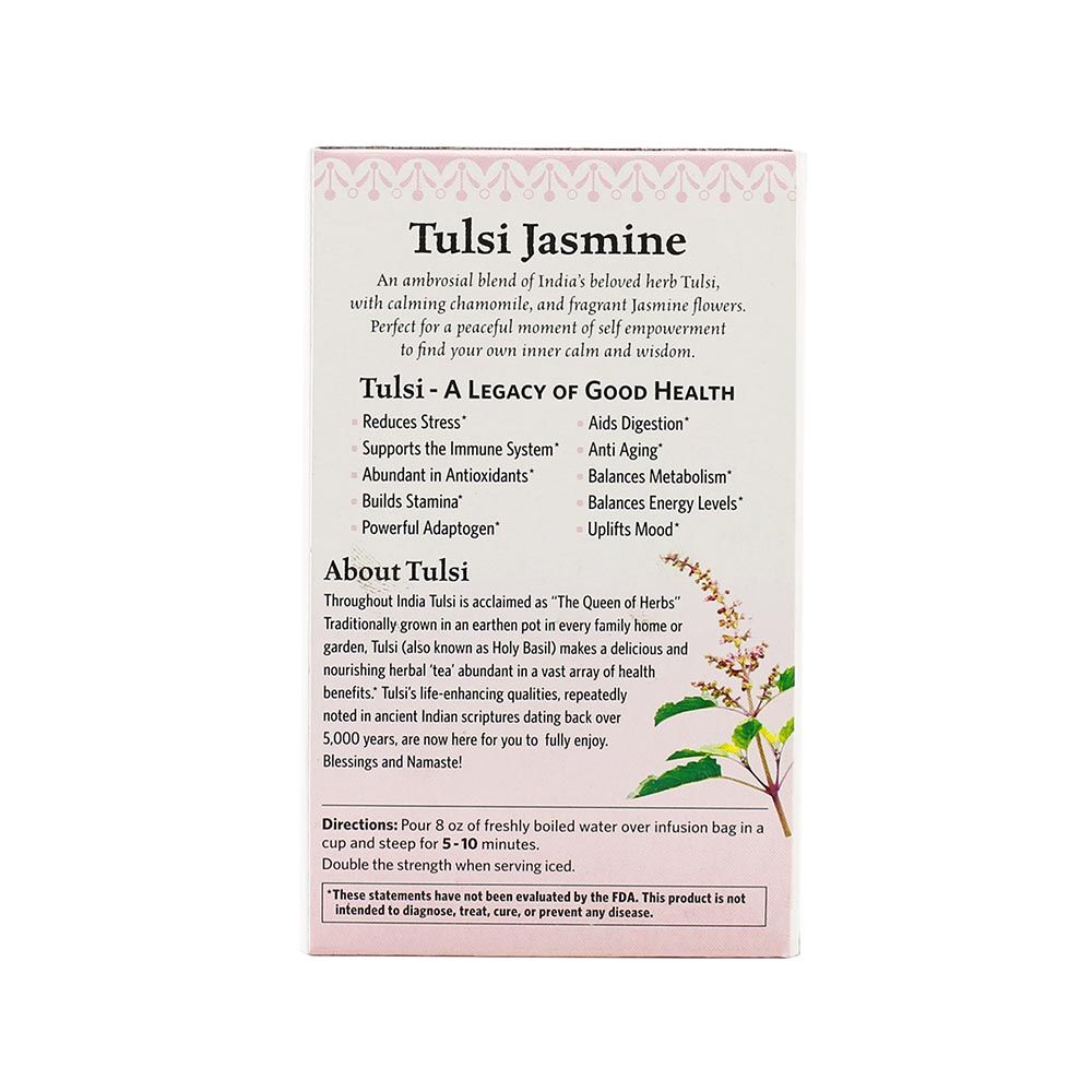 Organic India Tulsi Jasmine Tea Bag 18's - Easy Pharmacy LLC