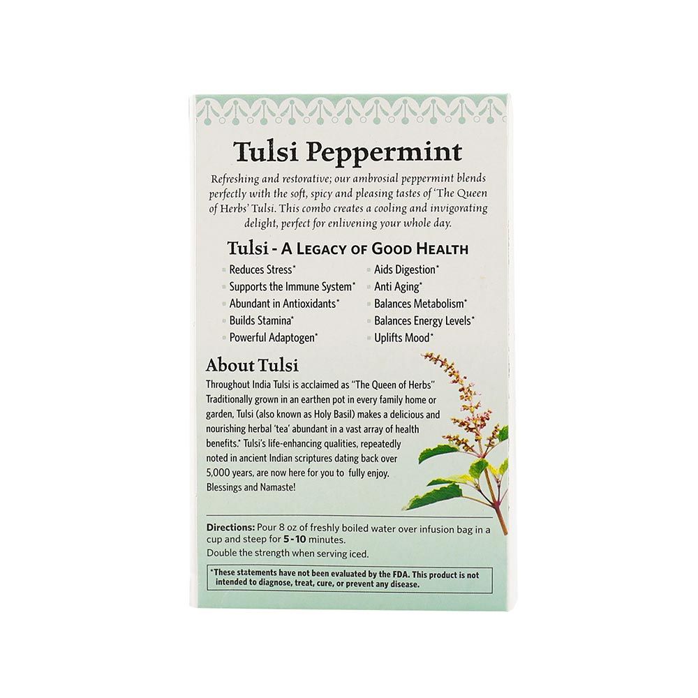 Organic India Tulsi Peppermint Tea Bag 18's - Easy Pharmacy LLC