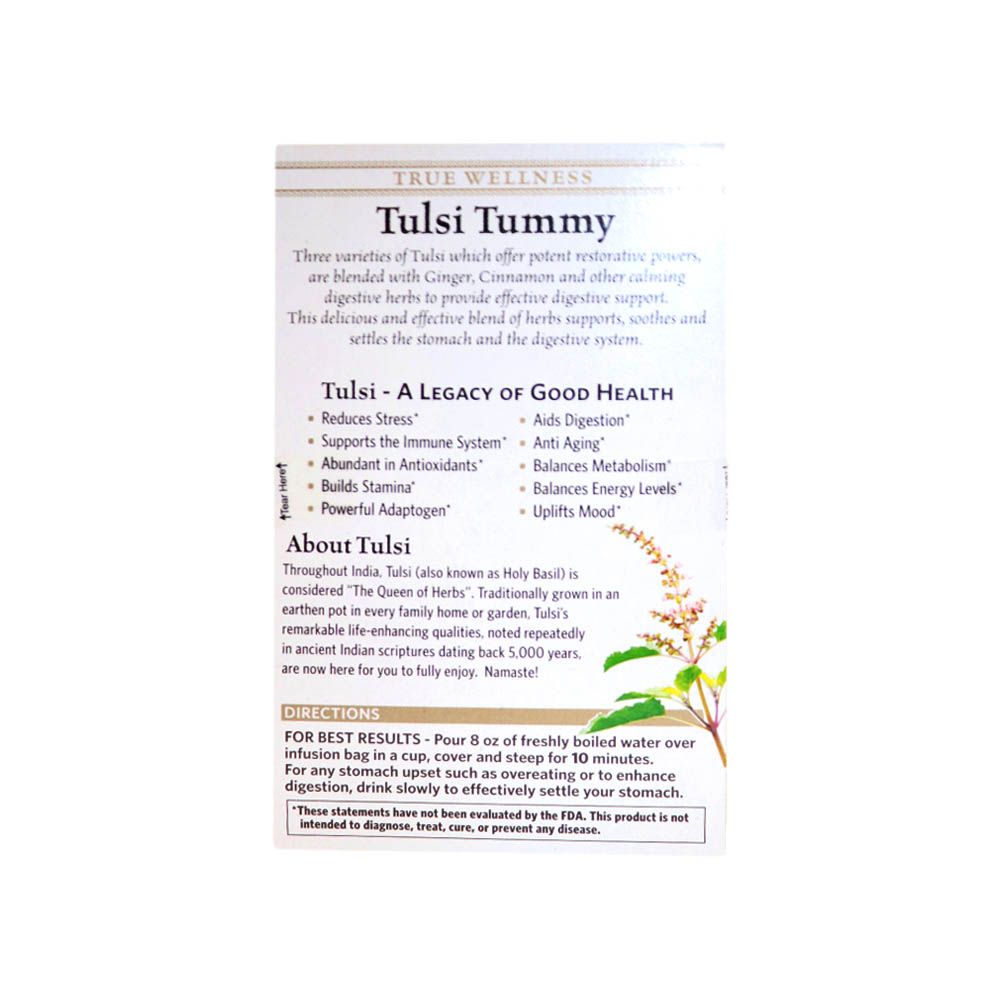 Organic India Tulsi Tummy Tea Bag 18's - Easy Pharmacy LLC