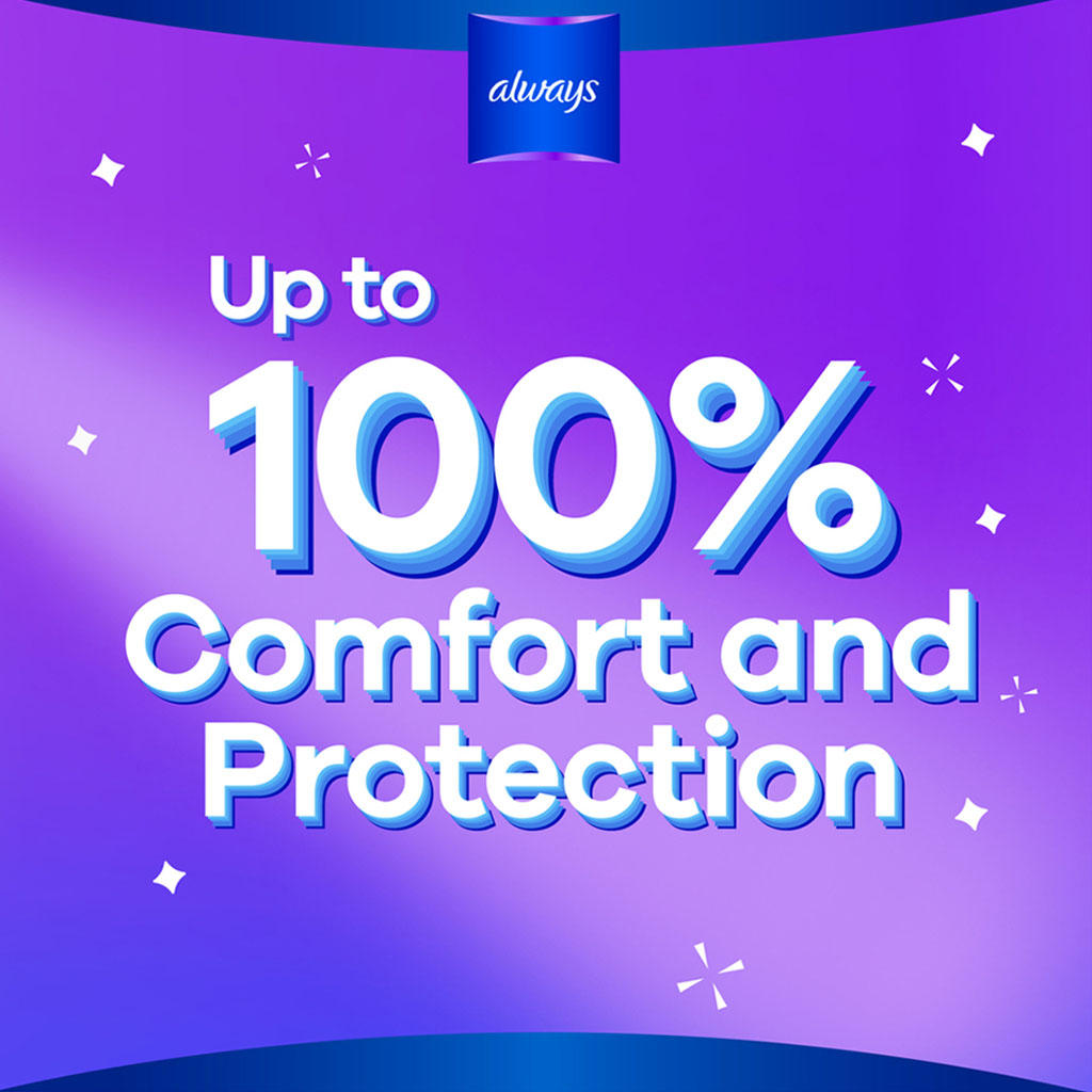 Always Cool & Dry, No Heat Feel, Maxi Thick, Large Sanitary Pads With Wings, Pack of 30's - Easy Pharmacy LLC