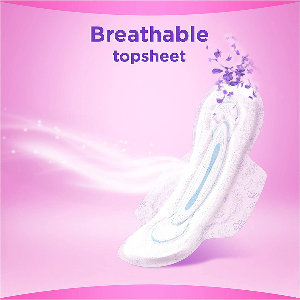 Always Skin Love Maxi Thick & Large Sanitary Pads With Lavender Freshness, Pack of 24's - Easy Pharmacy LLC