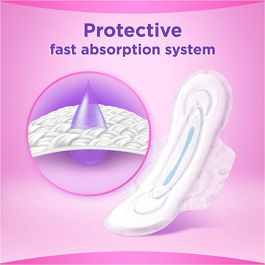 Always Skin Love Maxi Thick & Large Sanitary Pads With Lavender Freshness, Pack of 24's - Easy Pharmacy LLC