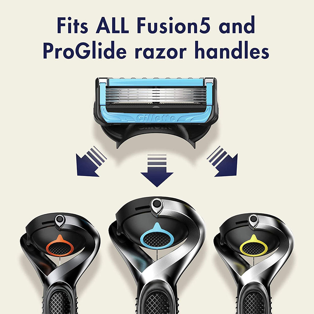 Gillette Fusion 5 ProShield Chill Men's Razor Blades, Pack of 4's - Easy Pharmacy LLC