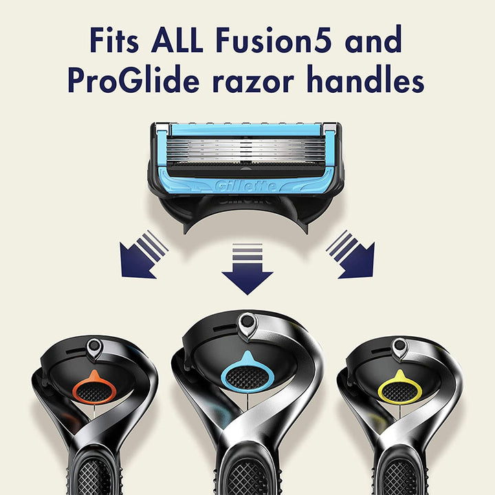 Gillette Fusion 5 ProShield Chill Men's Razor Blades, Pack of 4's - Easy Pharmacy LLC