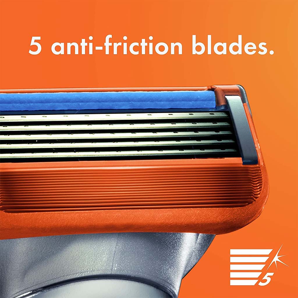 Gillette Fusion 5 Men's Razor, Pack of 1 Handle + 2 Blades - Easy Pharmacy LLC