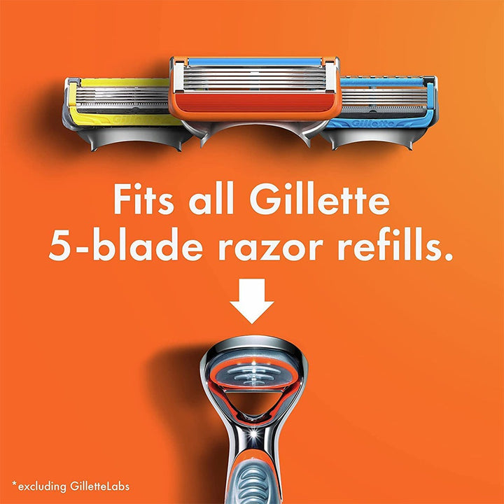 Gillette Fusion 5 Men's Razor, Pack of 1 Handle + 2 Blades - Easy Pharmacy LLC