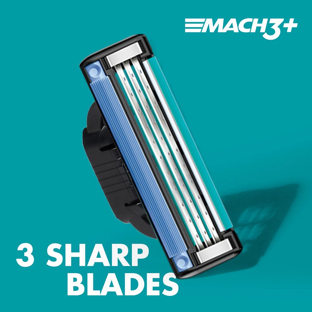 Gillette Mach3 Razor, Pack of 1 Handle + 2 Blades - Easy Pharmacy LLC