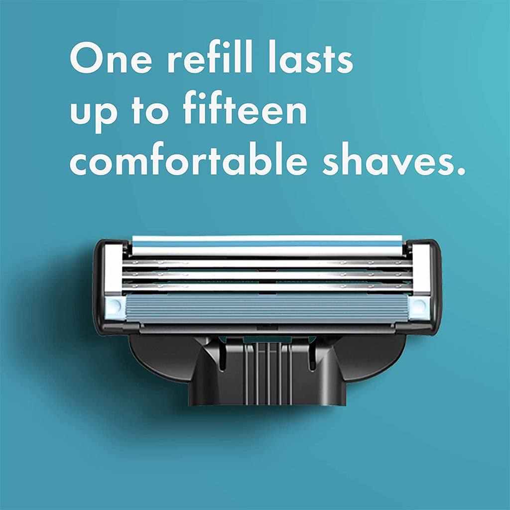 Gillette Mach3 Razor, Pack of 1 Handle + 2 Blades - Easy Pharmacy LLC