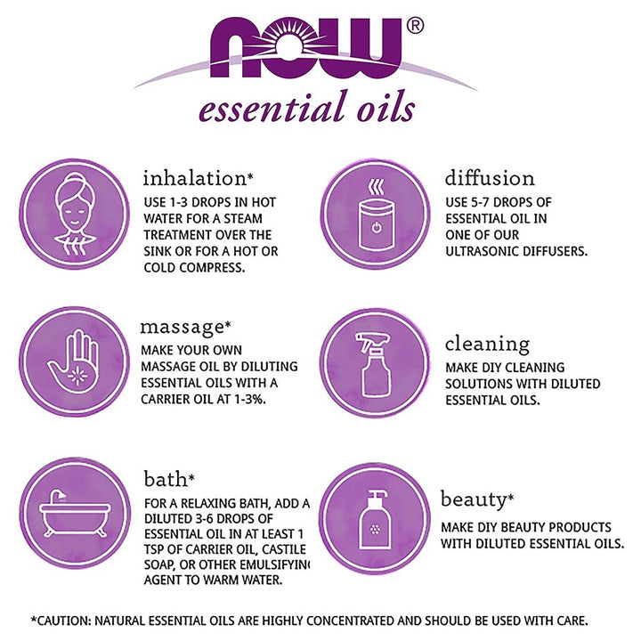 Now Essential Oils Eucalyptus Oil For Aromatherapy 30ml - Easy Pharmacy LLC