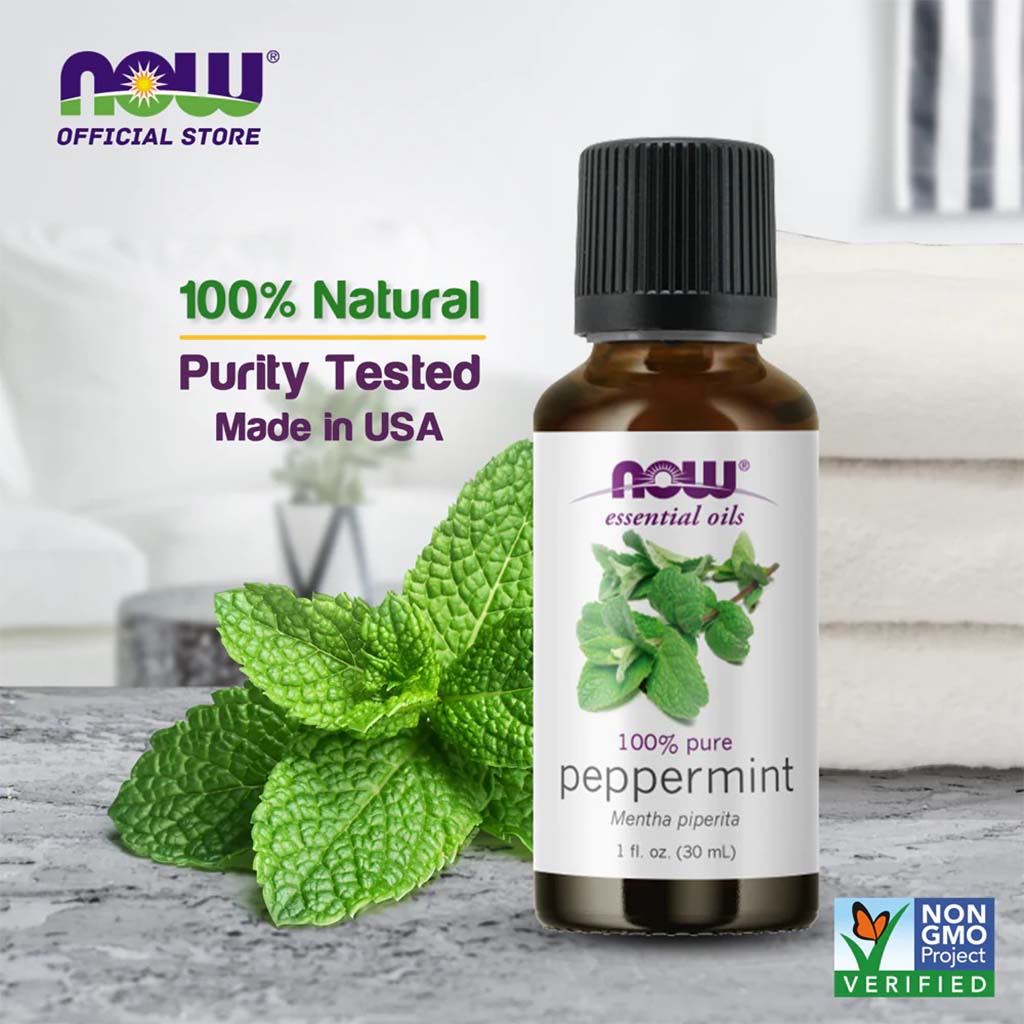 Now Essential Oils Peppermint Oil For Aromatherapy 30ml - Easy Pharmacy LLC