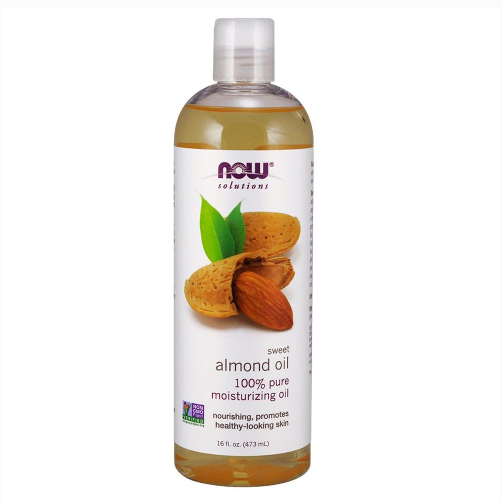 Now Solutions 100% Pure Sweet Almond Moisturizing Oil 473ml - Easy Pharmacy LLC