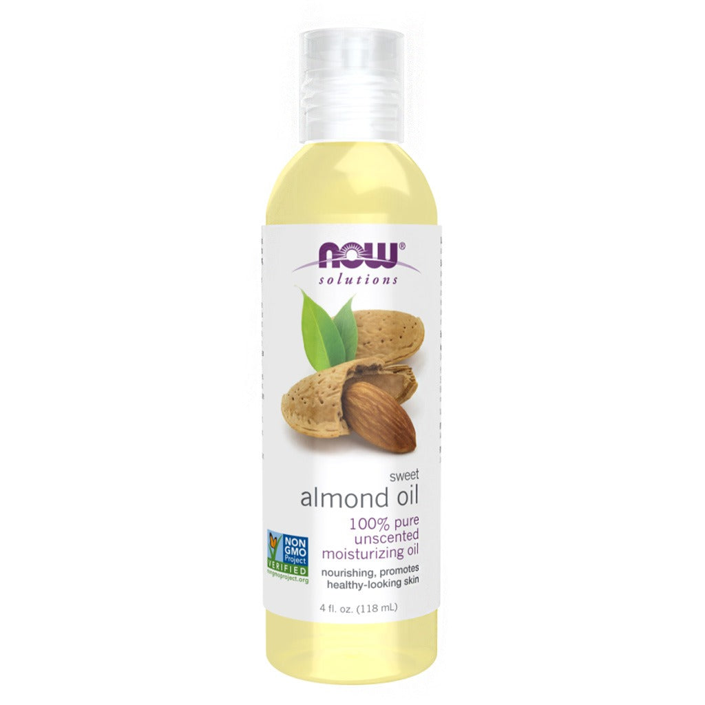 Now Solutions 100% Pure Sweet Almond Moisturizing Oil 118ml - Easy Pharmacy LLC