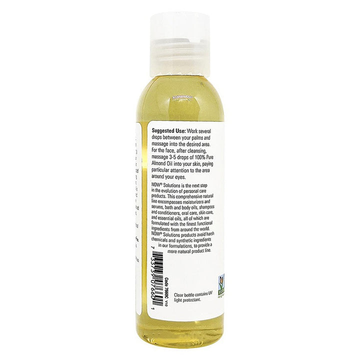 Now Solutions 100% Pure Sweet Almond Moisturizing Oil 118ml - Easy Pharmacy LLC