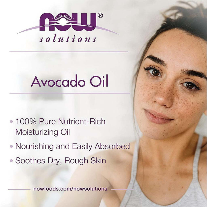 Now Solutions Avocado Moisturizing Oil For Skin & Hair 118ml - Easy Pharmacy LLC