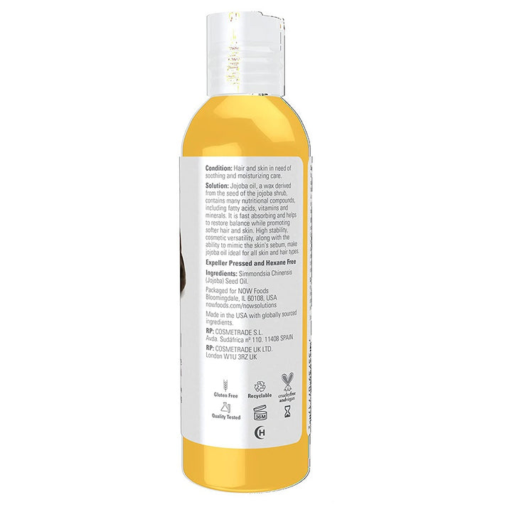Now Solutions Jojoba Moisturizing Oil For Skin & Hair 118ml - Easy Pharmacy LLC