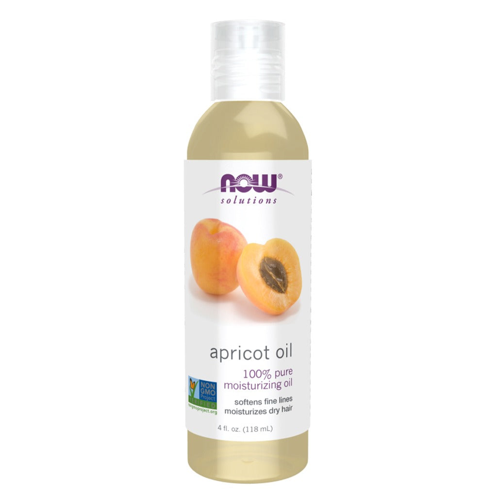 Now Solutions Apricot Kernel Moisturizing Oil For Skin & Hair 118ml - Easy Pharmacy LLC