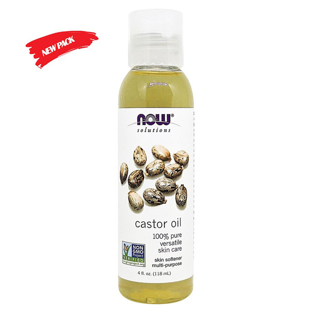 Now Solutions Castor Oil 100% Pure Skin Softener 118ml - Easy Pharmacy LLC