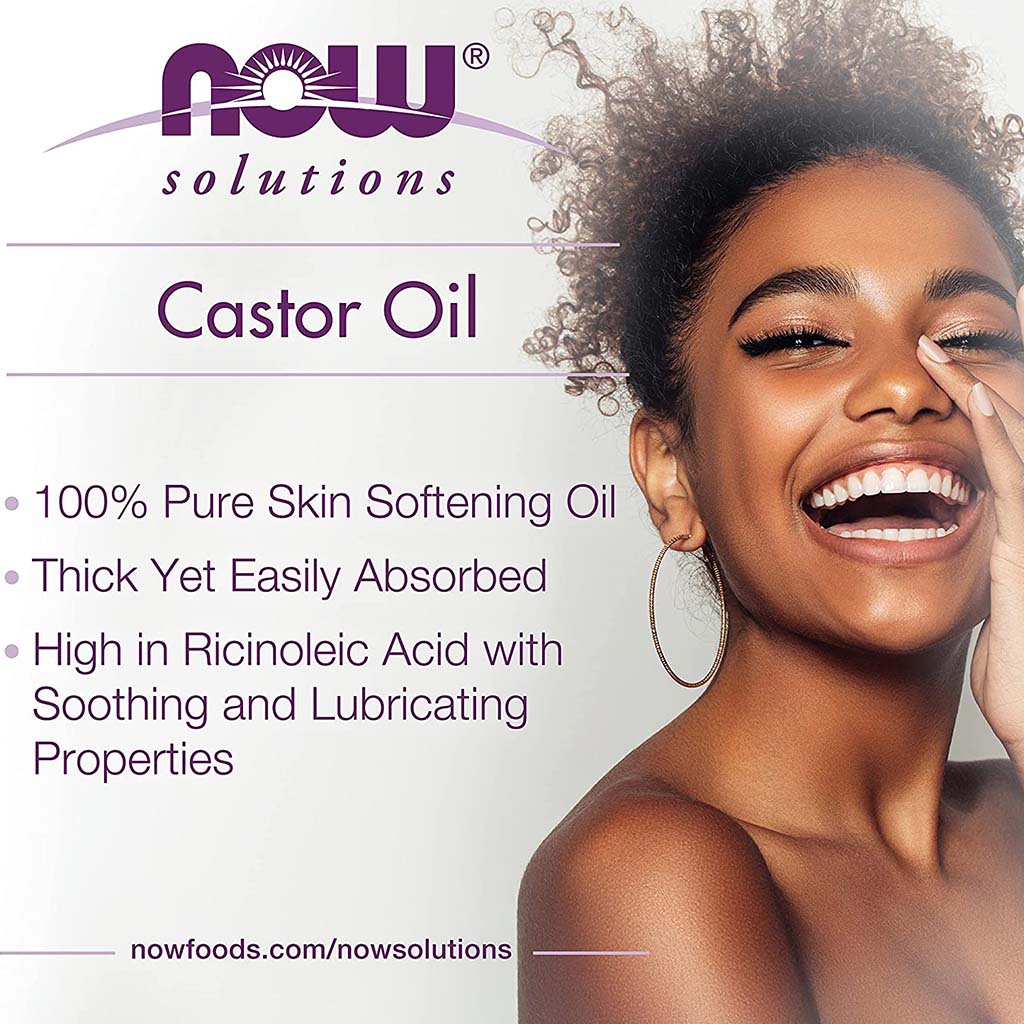 Now Solutions Castor Oil 100% Pure Skin Softener 118ml - Easy Pharmacy LLC