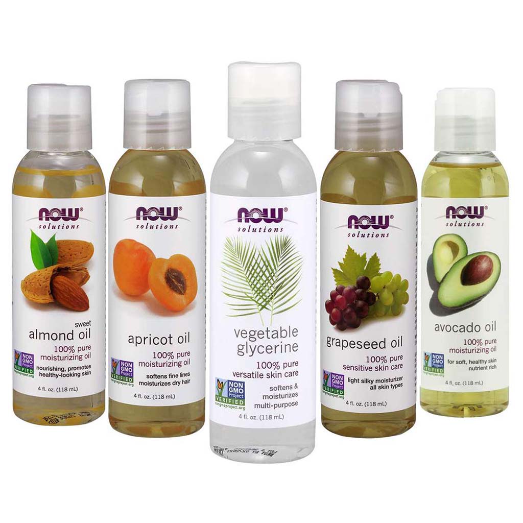 Now Solutions 100% Pure Grapeseed Oil For Sensitive Skin Care 118ml - Easy Pharmacy LLC