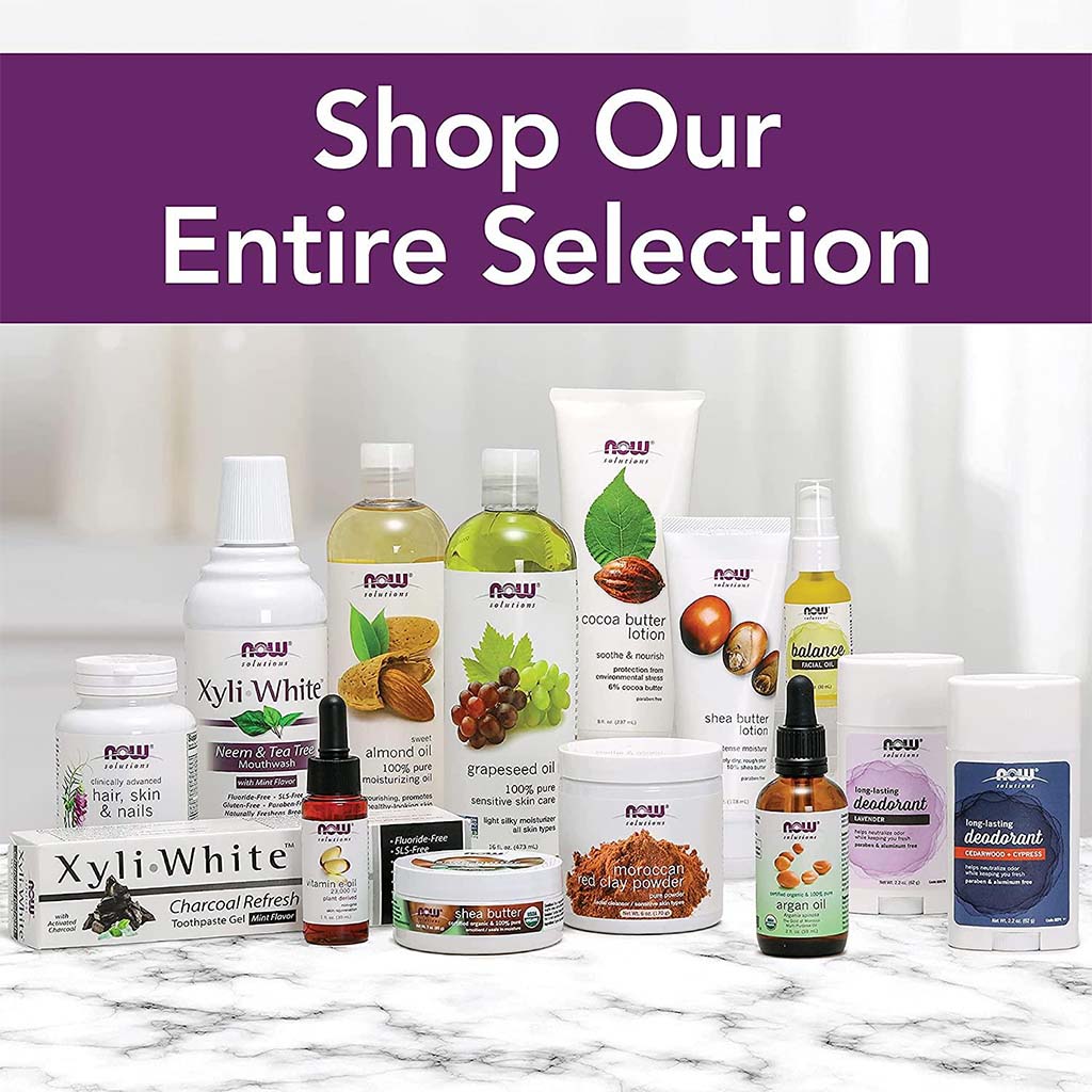 Now Solutions 100% Pure Grapeseed Oil For Sensitive Skin Care 118ml - Easy Pharmacy LLC