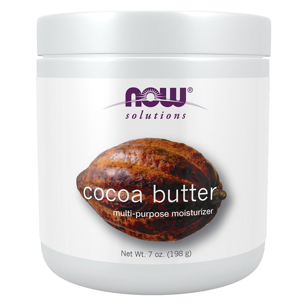 Now Solutions Cocoa Butter 100% Pure Multi Purpose Moisturizer 198g - Easy Pharmacy LLC