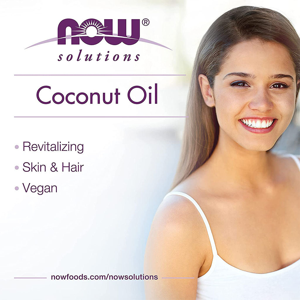 Now Solutions Natural Coconut Oil For Skin & Hair Revitalizing 207ml - Easy Pharmacy LLC
