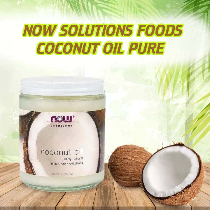 Now Solutions Natural Coconut Oil For Skin & Hair Revitalizing 207ml - Easy Pharmacy LLC