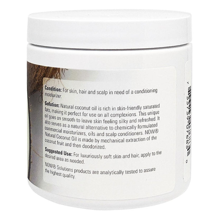 Now Solutions Natural Coconut Oil For Skin & Hair Revitalizing 207ml - Easy Pharmacy LLC