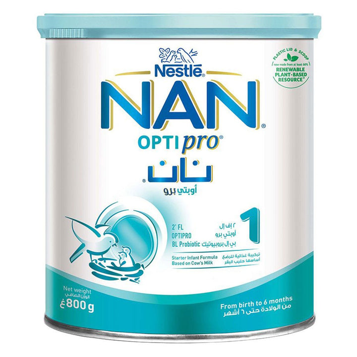 Nestle NAN Optipro Stage 1 Baby Milk Formula For 0 To 6 Months 800g - Easy Pharmacy LLC
