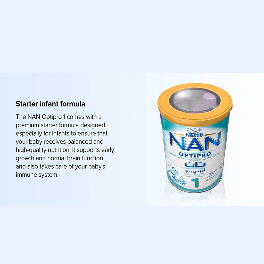 Nestle NAN Optipro Stage 1 Baby Milk Formula For 0 To 6 Months 800g - Easy Pharmacy LLC