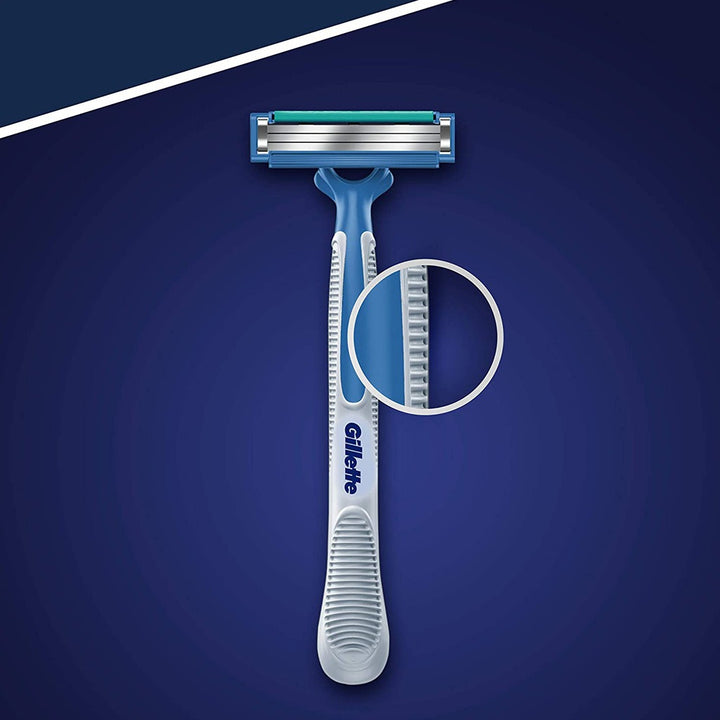 Gillette Blue Simple 3 Men's Disposable Razor, Pack of 5's - Easy Pharmacy LLC