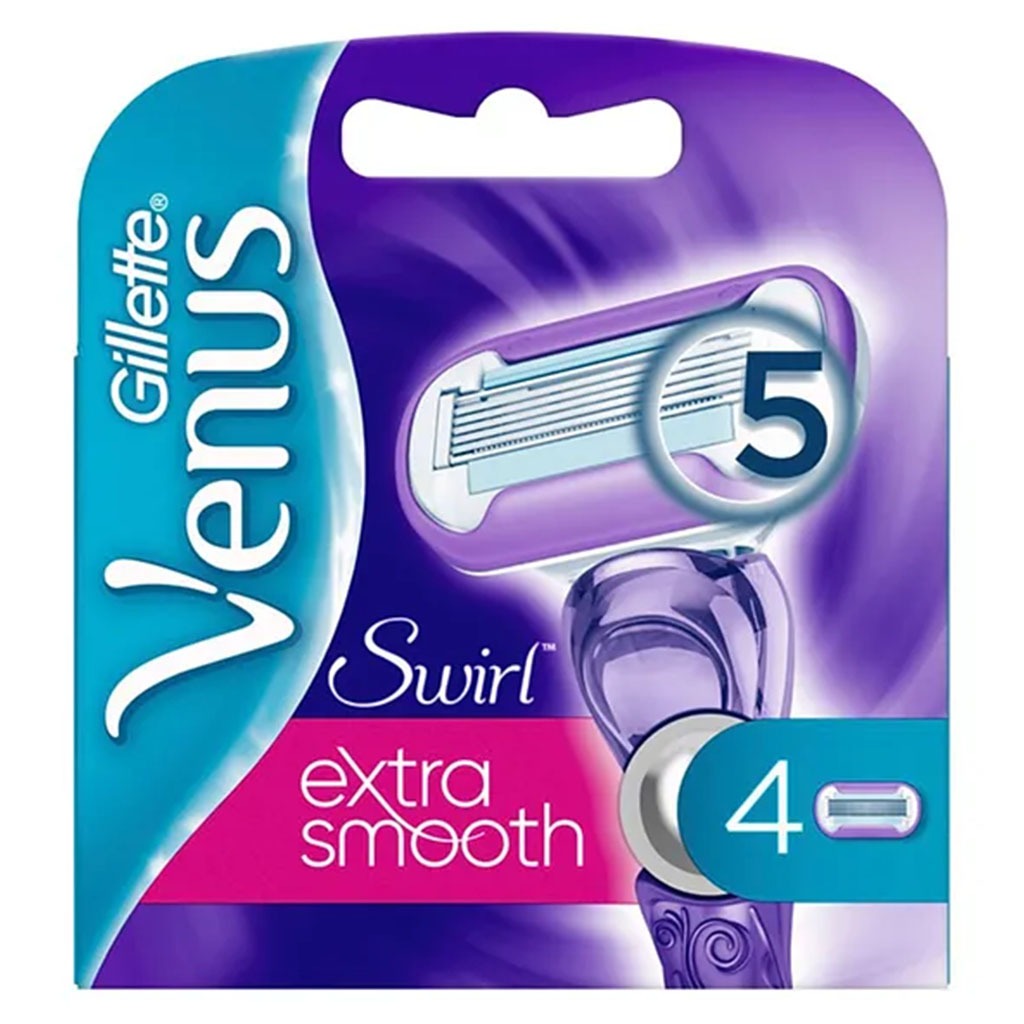 Gillette Venus Swirl Women's Razor Blade Refills Pack of 4's - Easy Pharmacy LLC