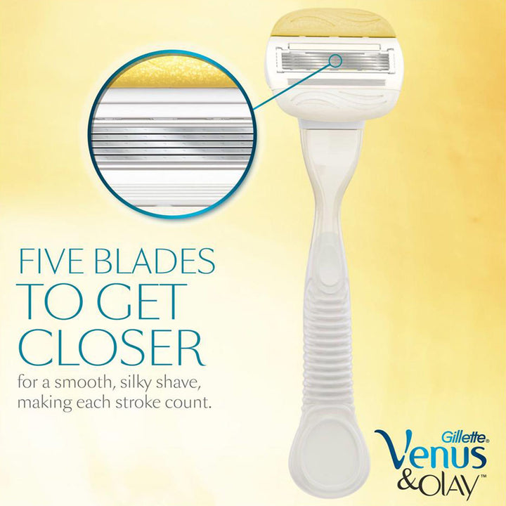 Gillette Venus & Olay Women's Razor Blade Refills, Pack of 4's - Easy Pharmacy LLC