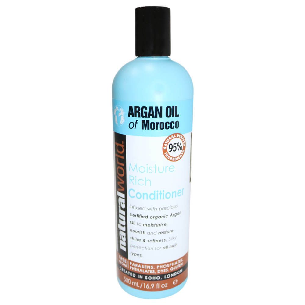 Natural World Argan Oil Of Morocco Conditioner 500 mL - Easy Pharmacy LLC