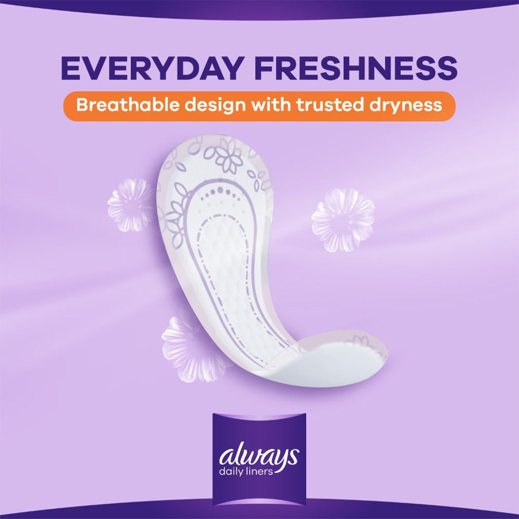 Always Daily Liners Comfort Protect Individually Wrapped, Normal Pantyliners, Pack of 20's - Easy Pharmacy LLC