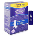 Always Daily Liners Extra Protect Large Pantyliners, Pack of 48's 
