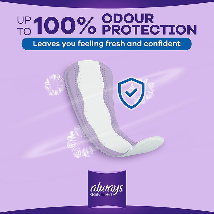 Always Daily Liners Extra Protect Large Pantyliners, Pack of 48's  - Easy Pharmacy LLC