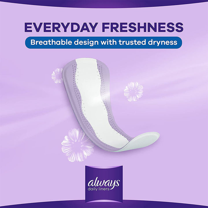 Always Daily Liners Extra Protect Large Pantyliners, Pack of 48's  - Easy Pharmacy LLC